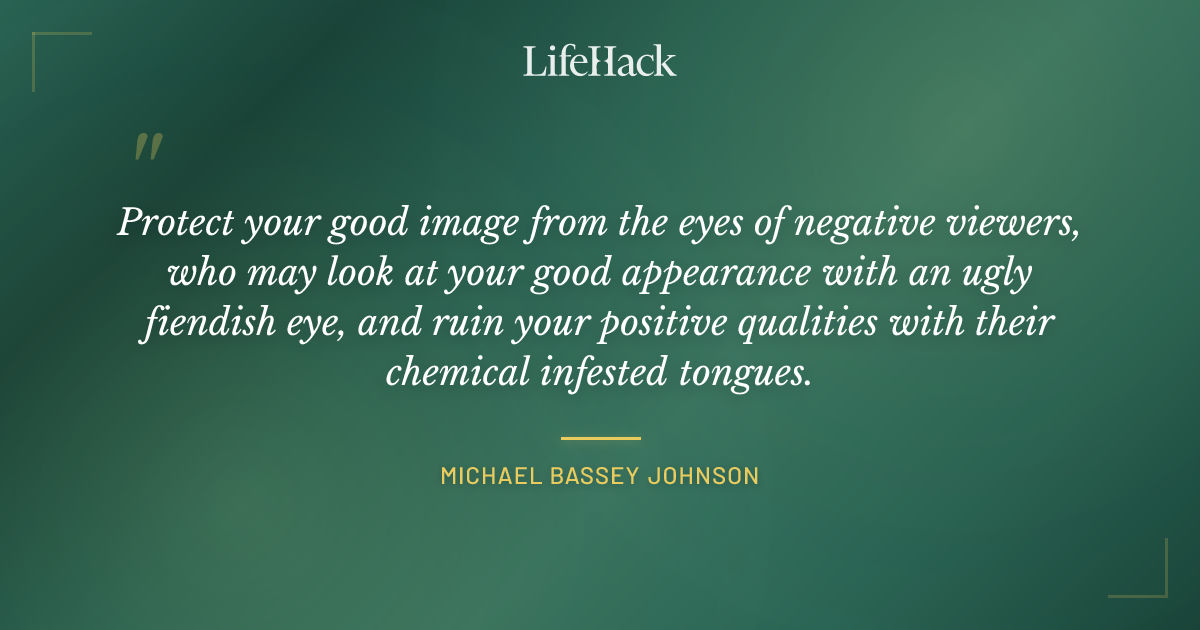 Quote by Michael Bassey Johnson