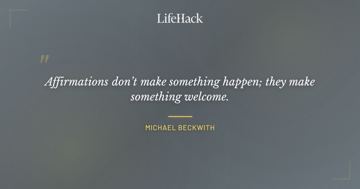Quote by Michael Beckwith