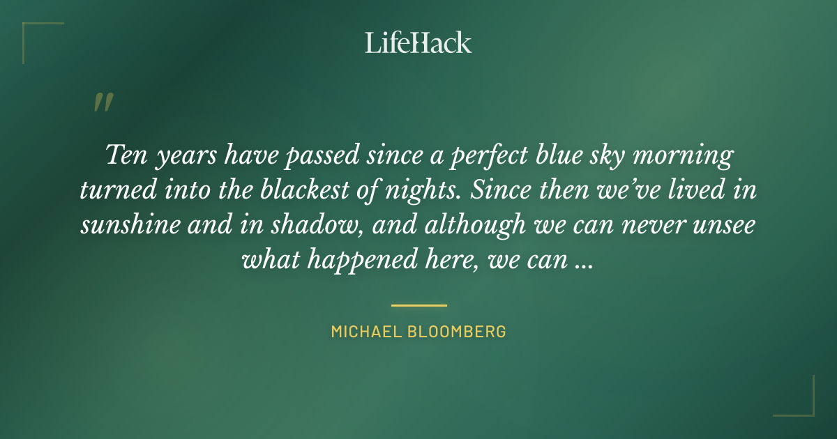 Quote by Michael Bloomberg