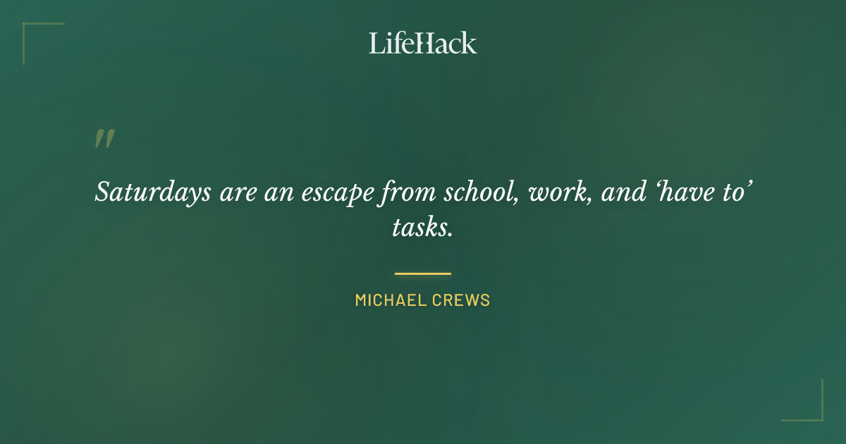 Quote by Michael Crews