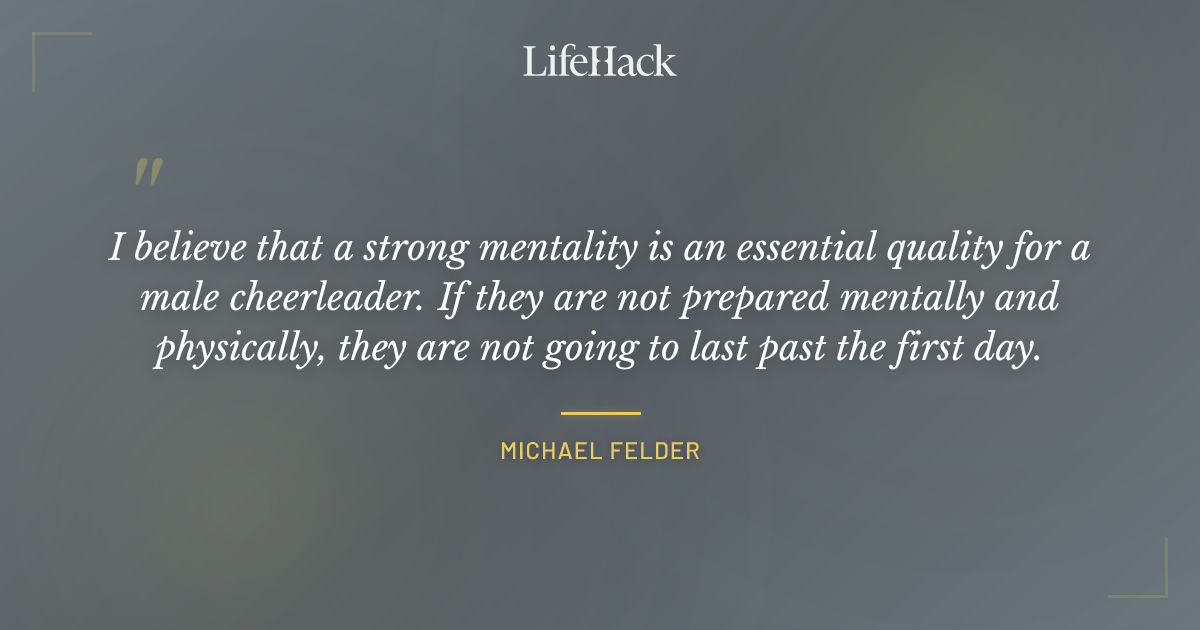 Quote by Michael Felder