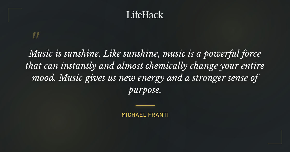 Quote by Michael Franti