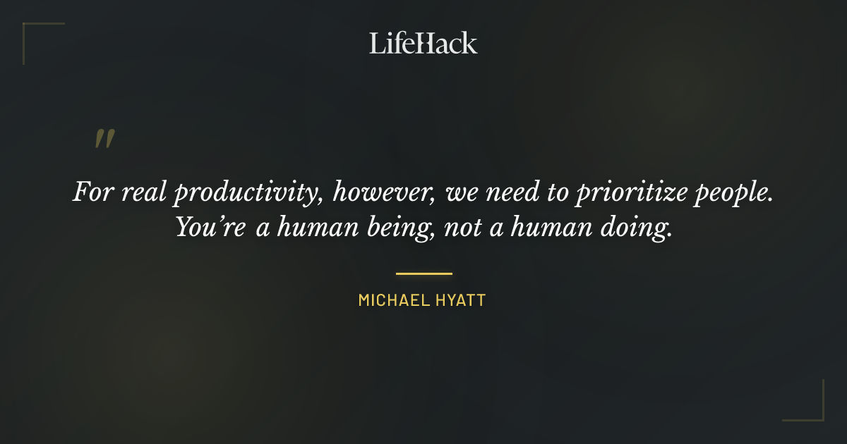Quote by Michael Hyatt