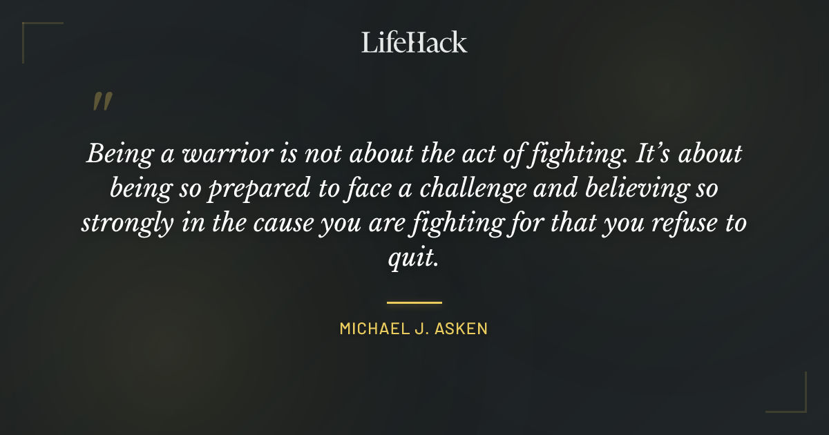 Quote by Michael J. Asken