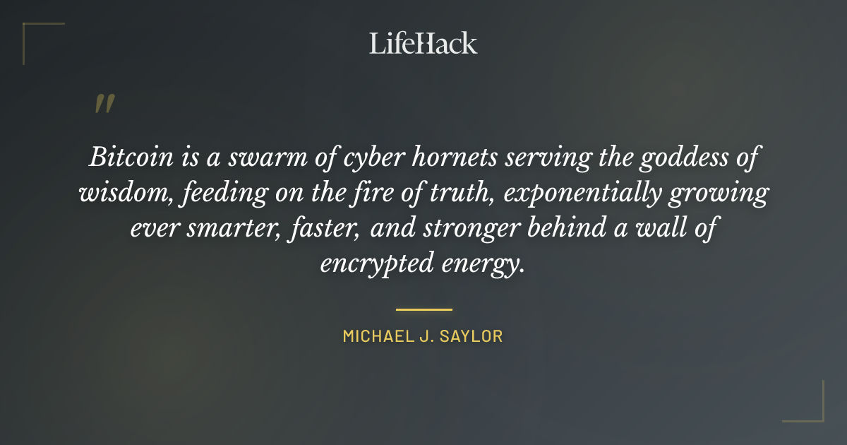 Quote by Michael J. Saylor