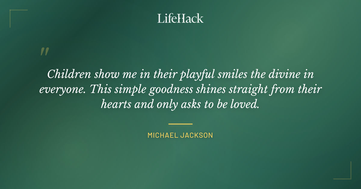 Quote by Michael Jackson