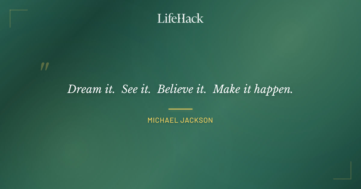 Quote by Michael Jackson