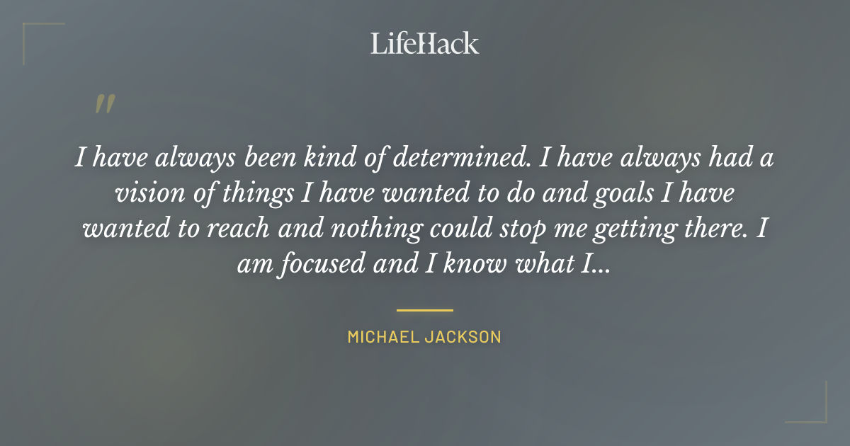 Quote by Michael Jackson