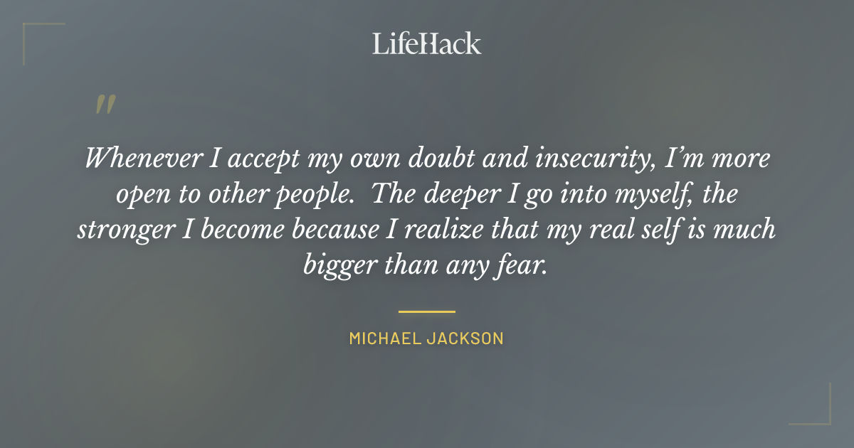 Quote by Michael Jackson
