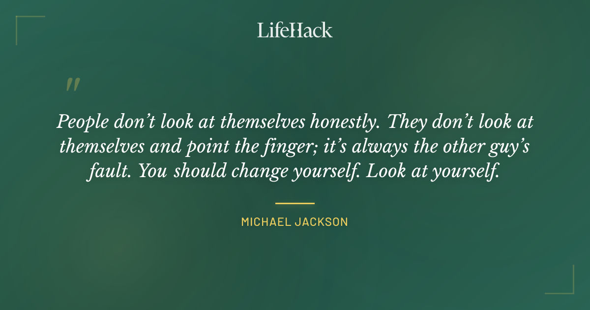 Quote by Michael Jackson