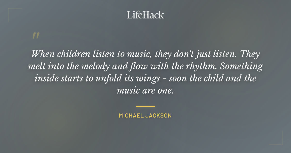 Quote by Michael Jackson