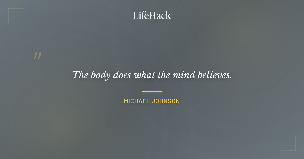 Quote by Michael Johnson