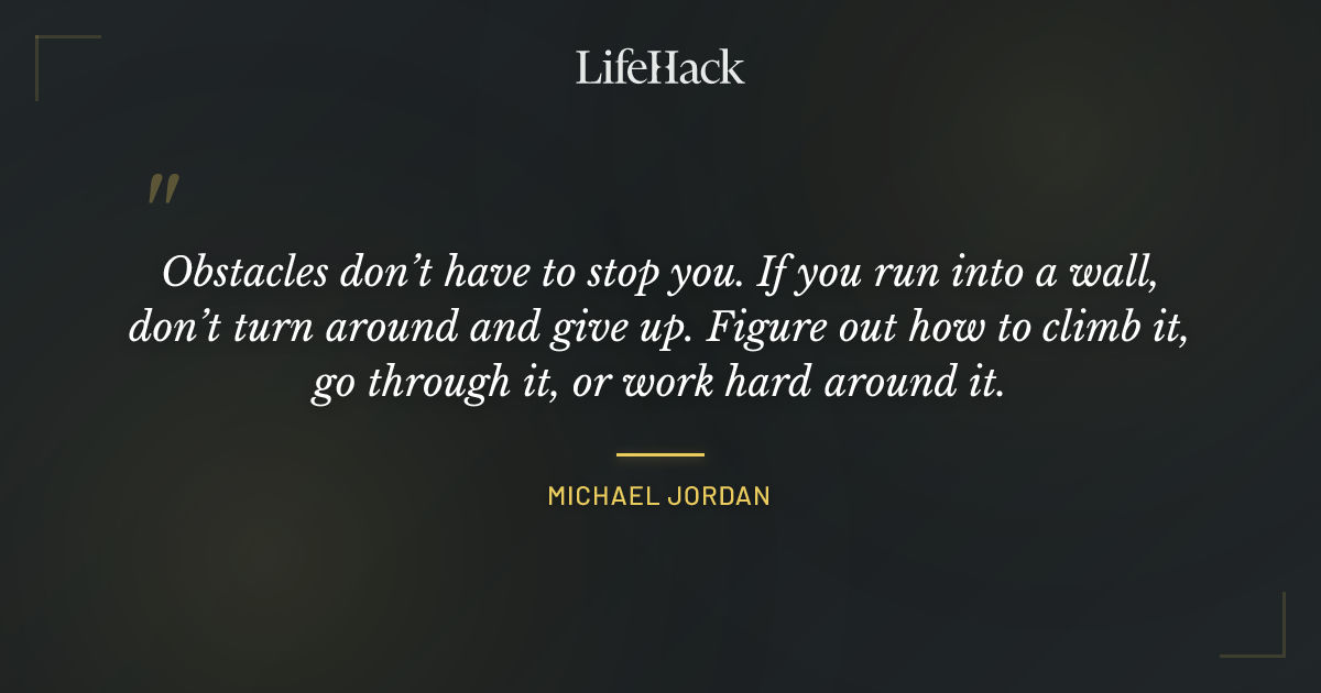 Quote by Michael Jordan
