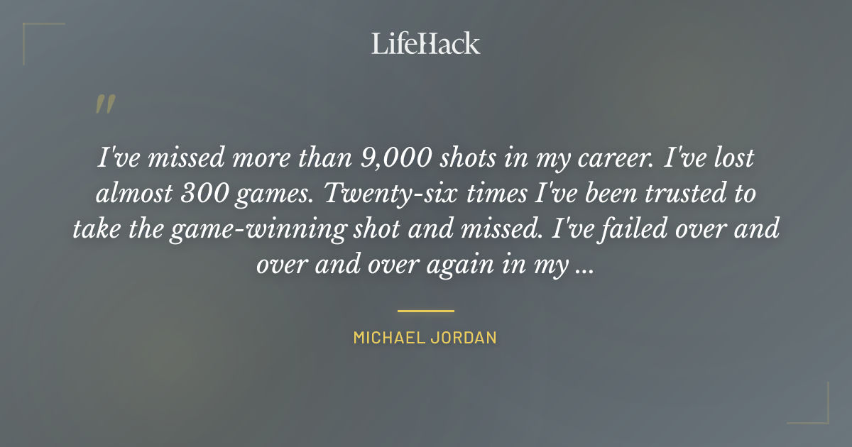 Quote by Michael Jordan