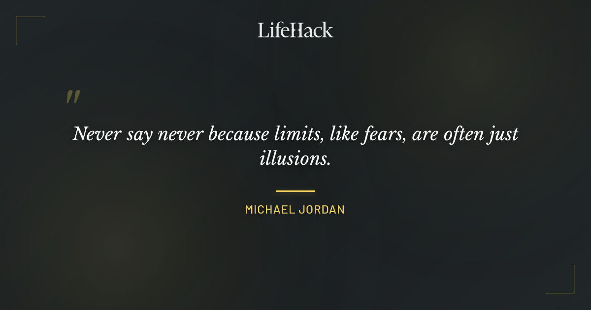 Quote by Michael Jordan