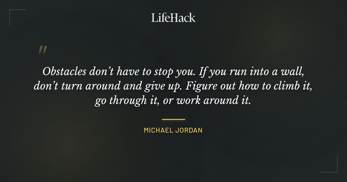 Quote by Michael Jordan
