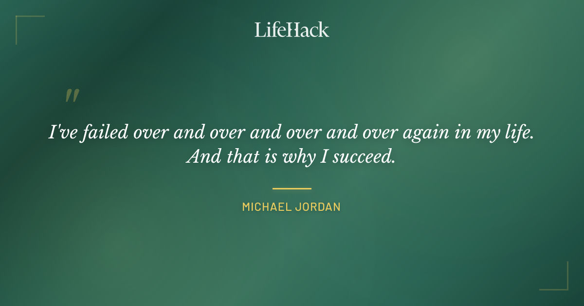 Quote by Michael Jordan