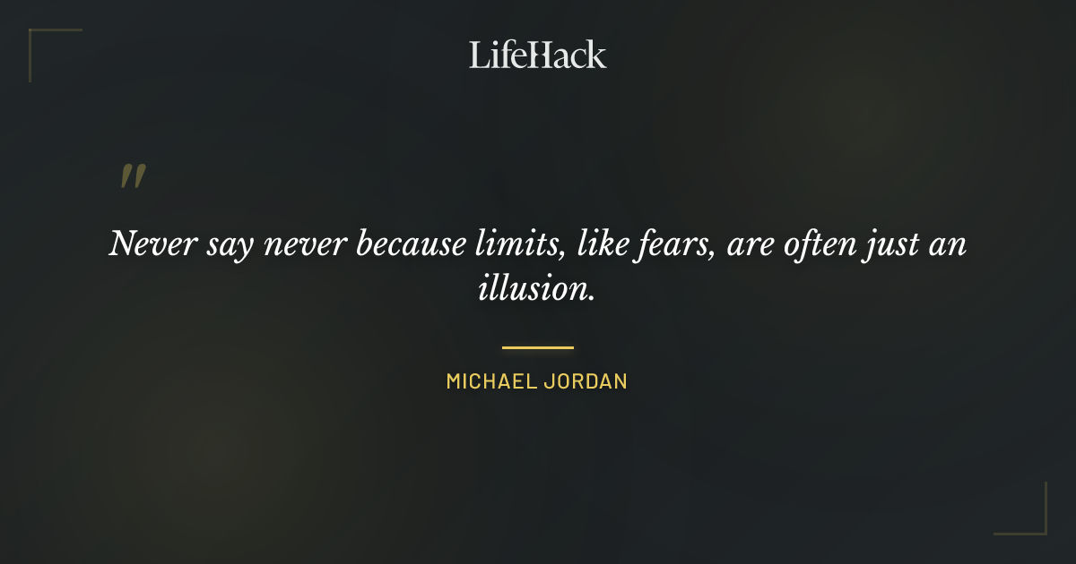 Quote by Michael Jordan