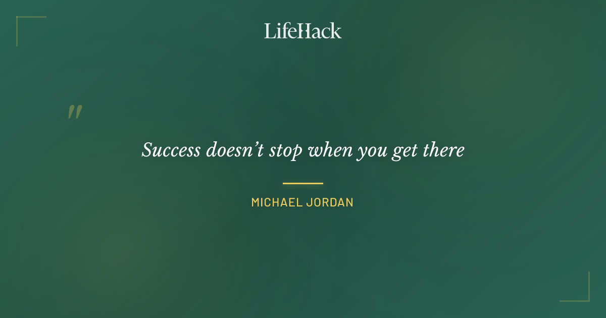 Quote by Michael Jordan