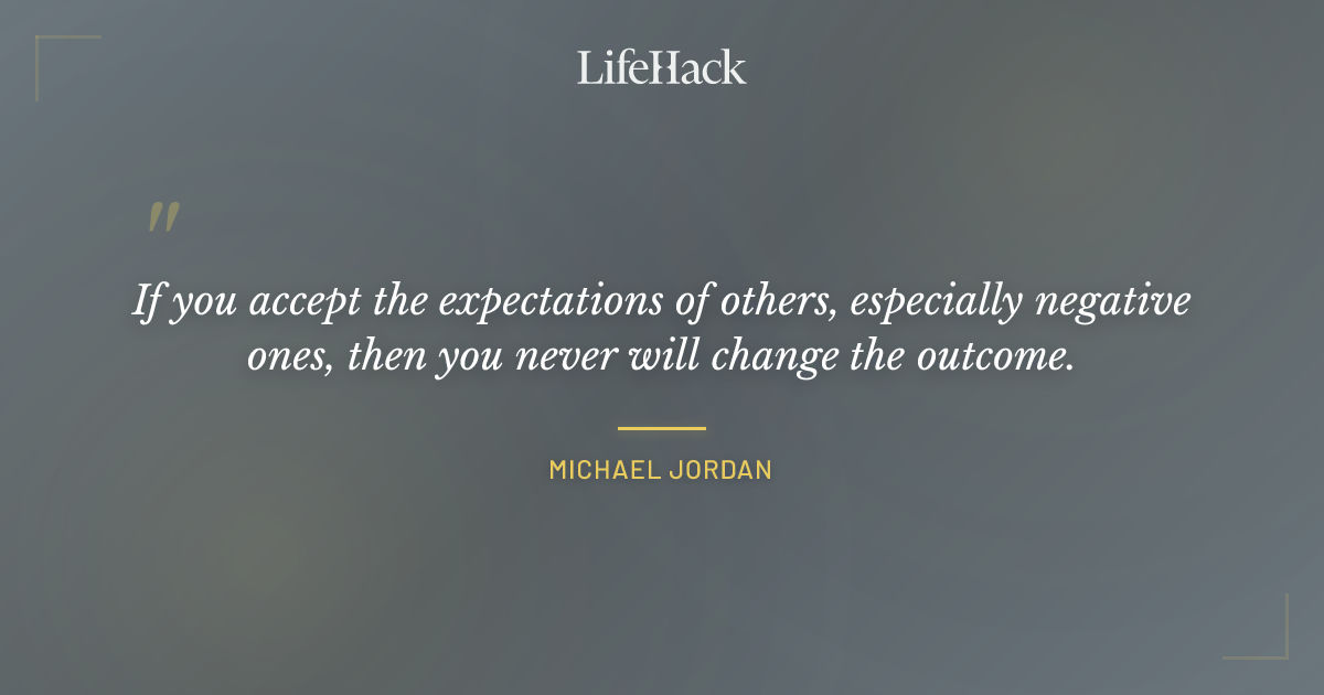 Quote by Michael Jordan