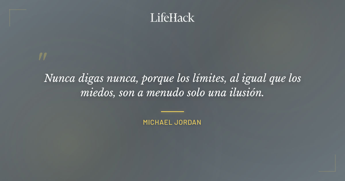 Quote by Michael Jordan