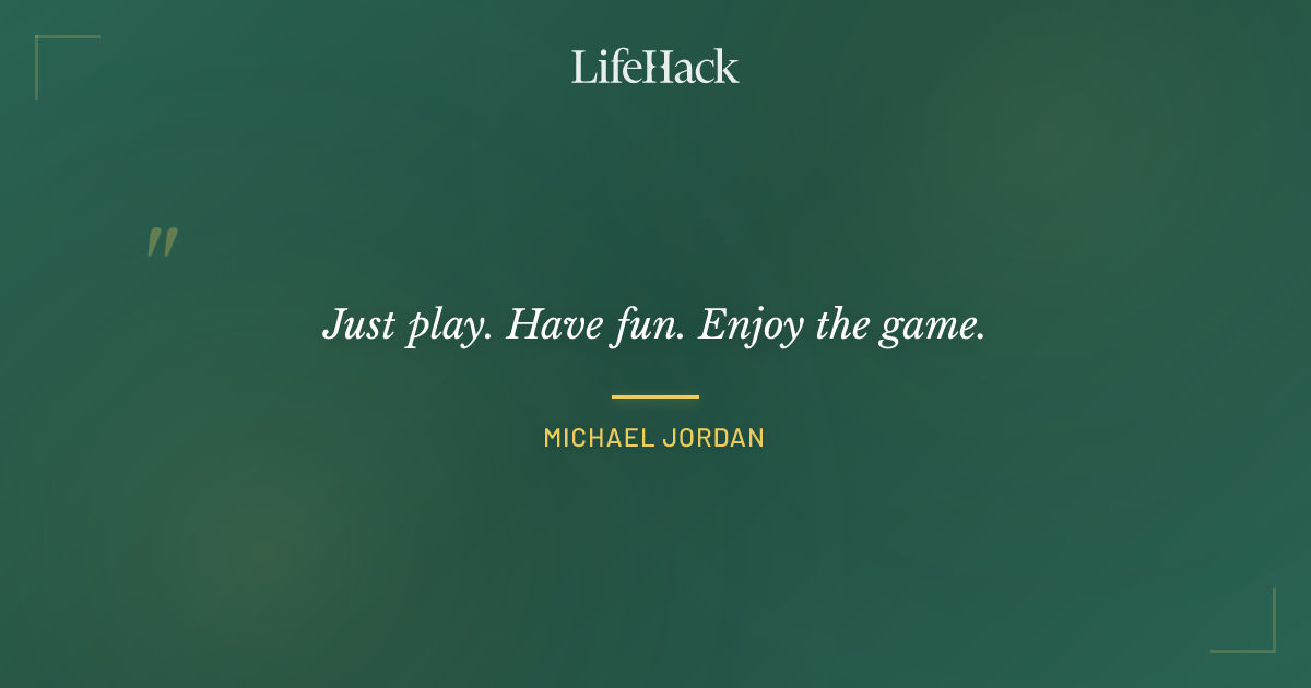 Quote by Michael Jordan