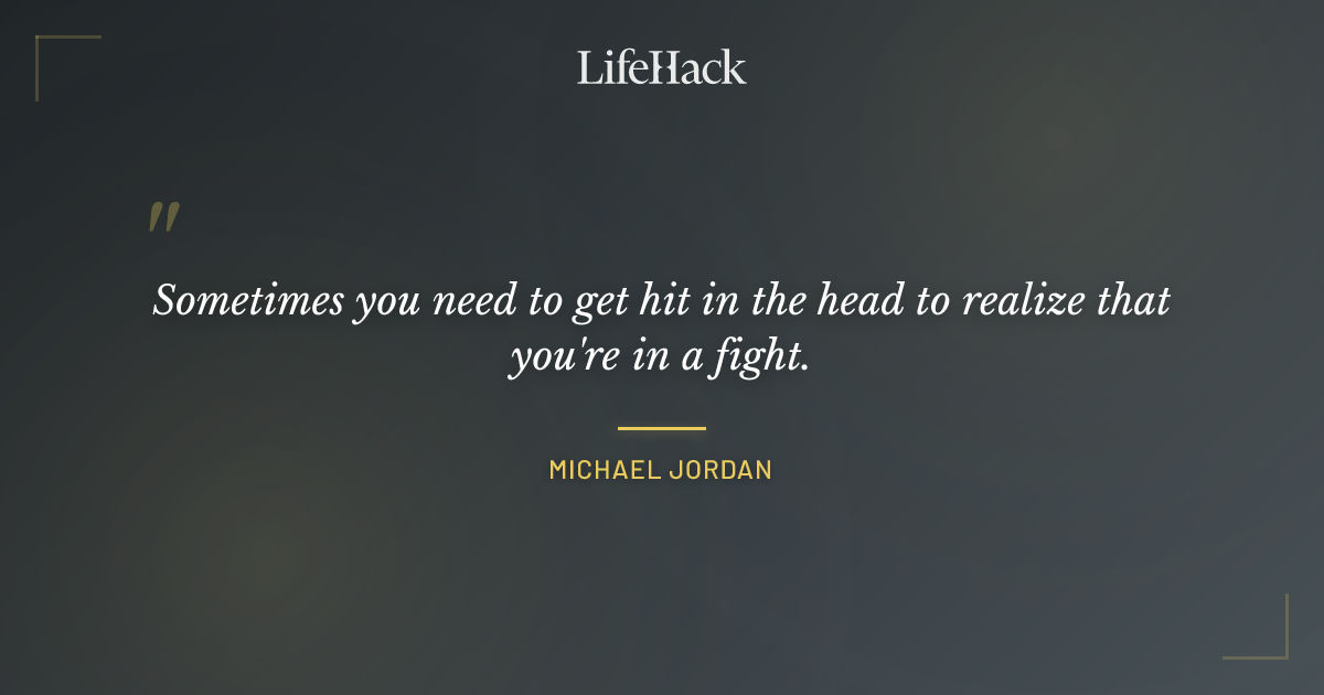 Quote by Michael Jordan