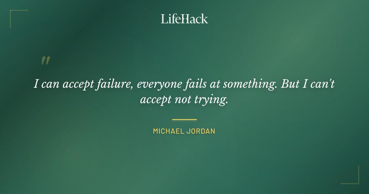 Quote by Michael Jordan