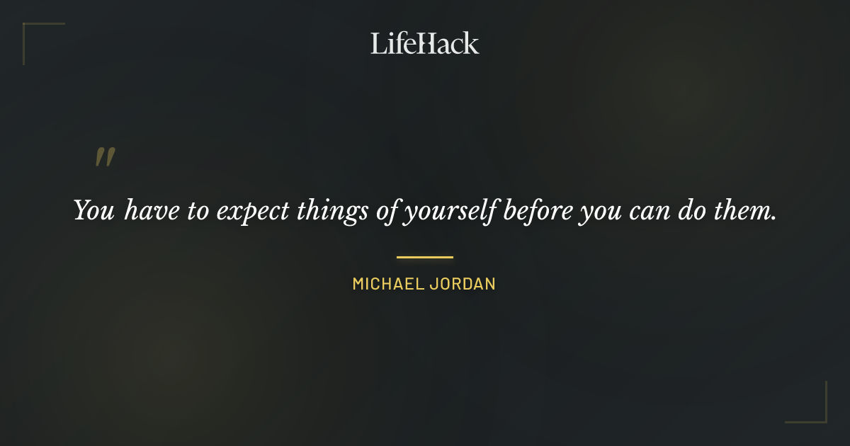 Quote by Michael Jordan