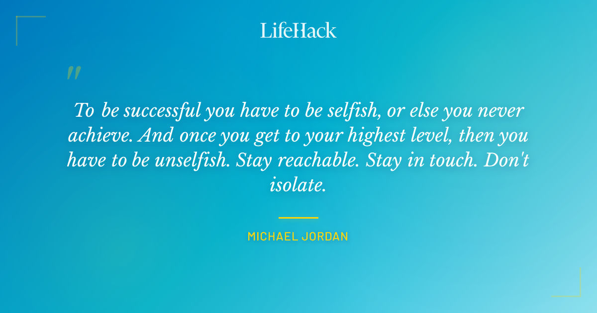 Quote by Michael Jordan