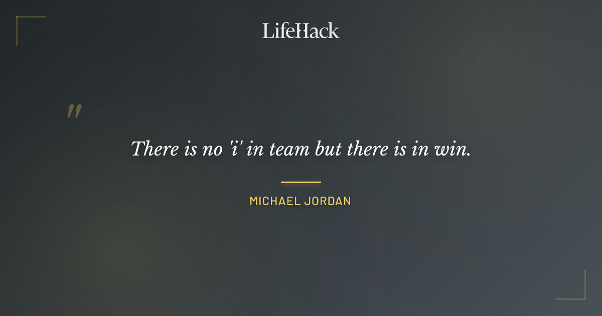 Quote by Michael Jordan
