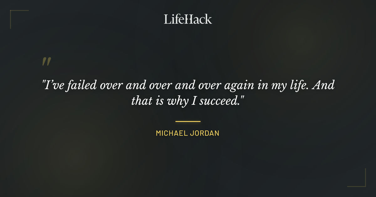 Quote by Michael Jordan