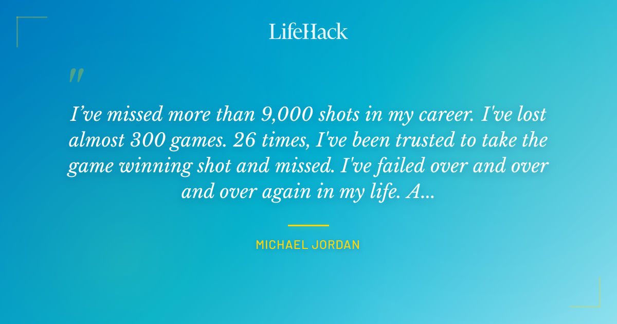 Quote by Michael Jordan