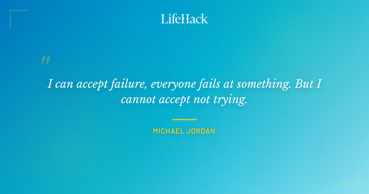 Quote by Michael Jordan