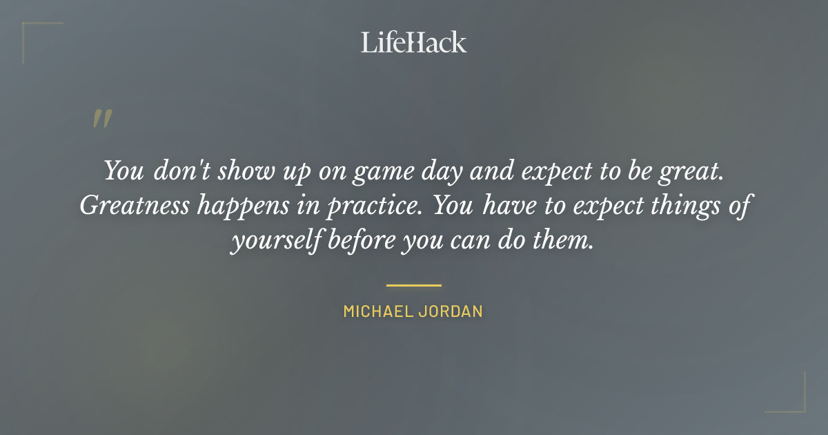 Quote by Michael Jordan
