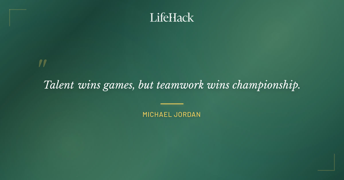 Quote by Michael Jordan