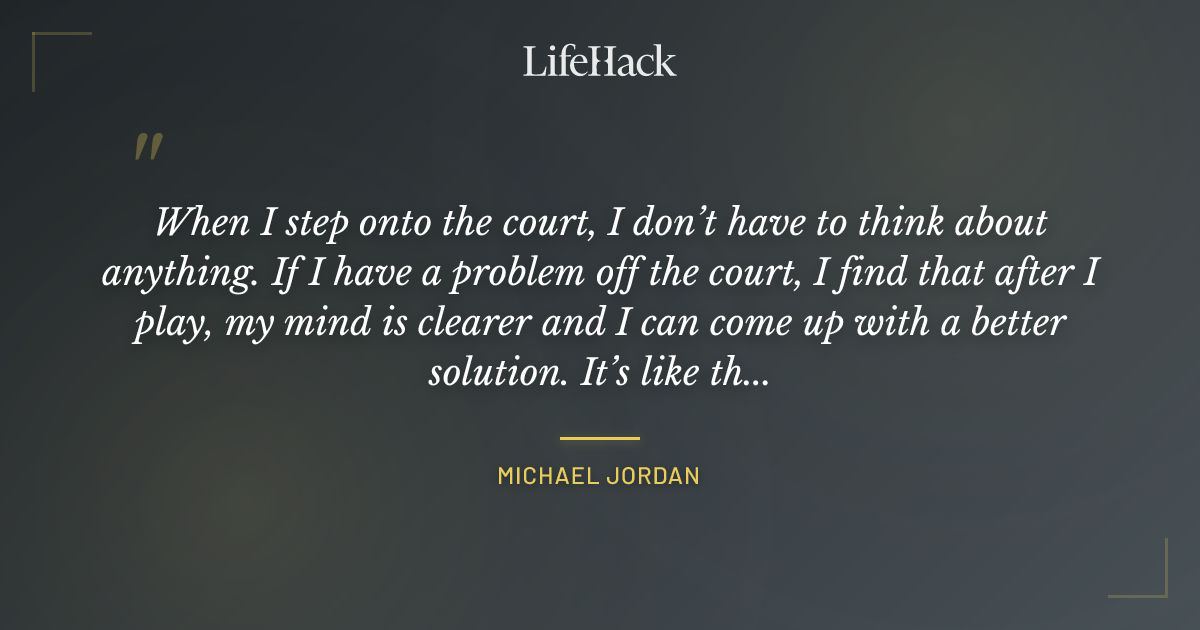 Quote by Michael Jordan