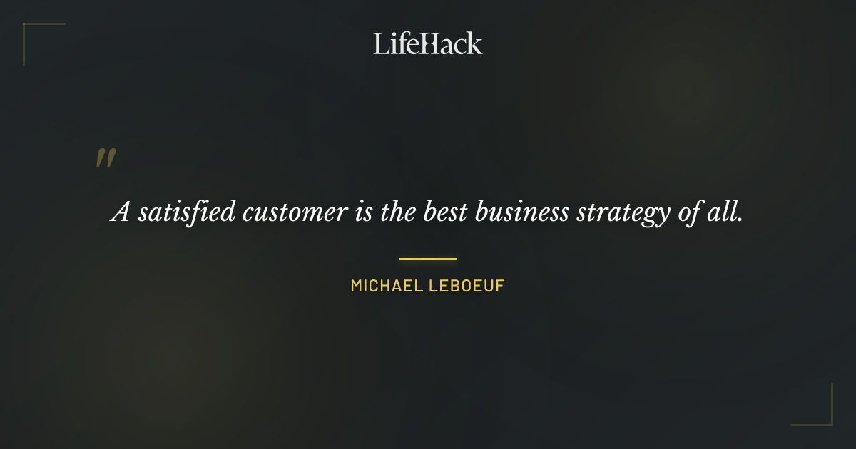 Quote by Michael LeBoeuf