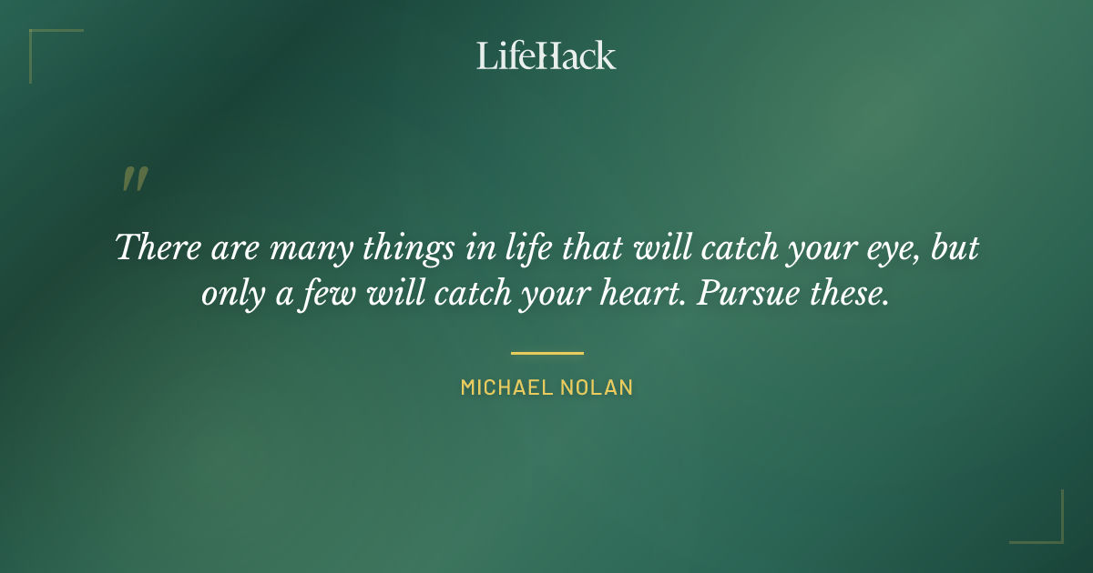 Quote by Michael Nolan