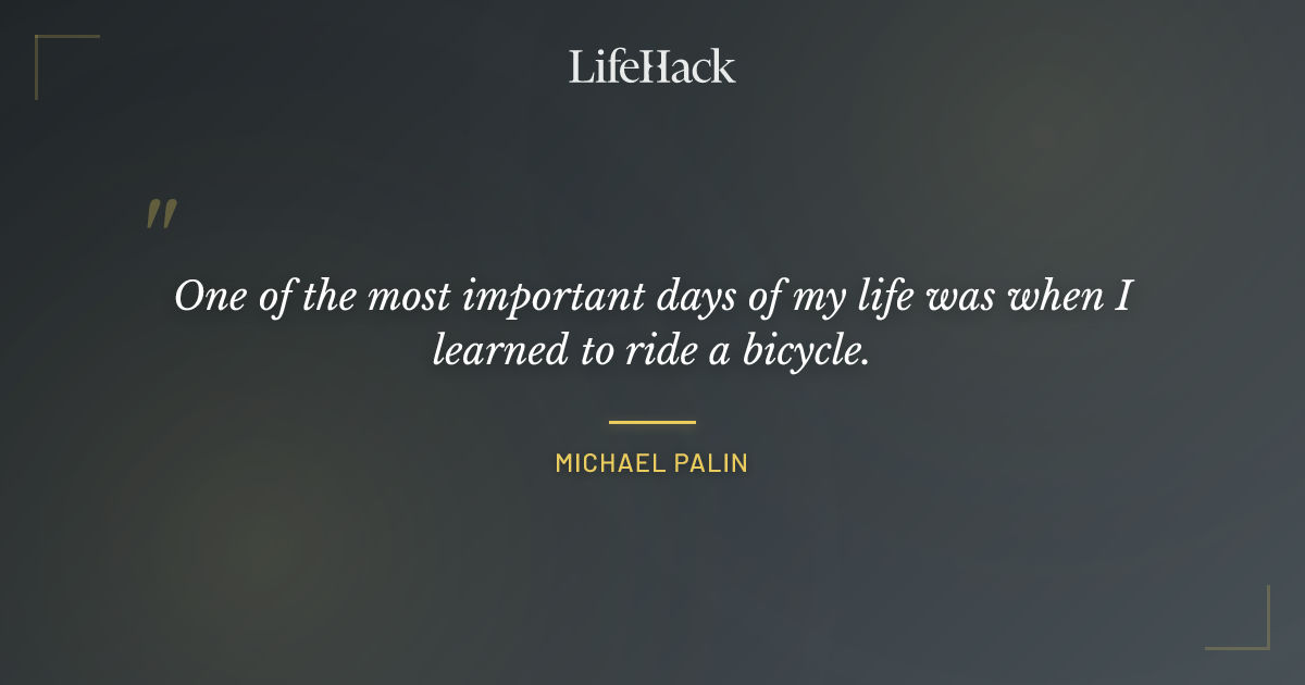 Quote by Michael Palin