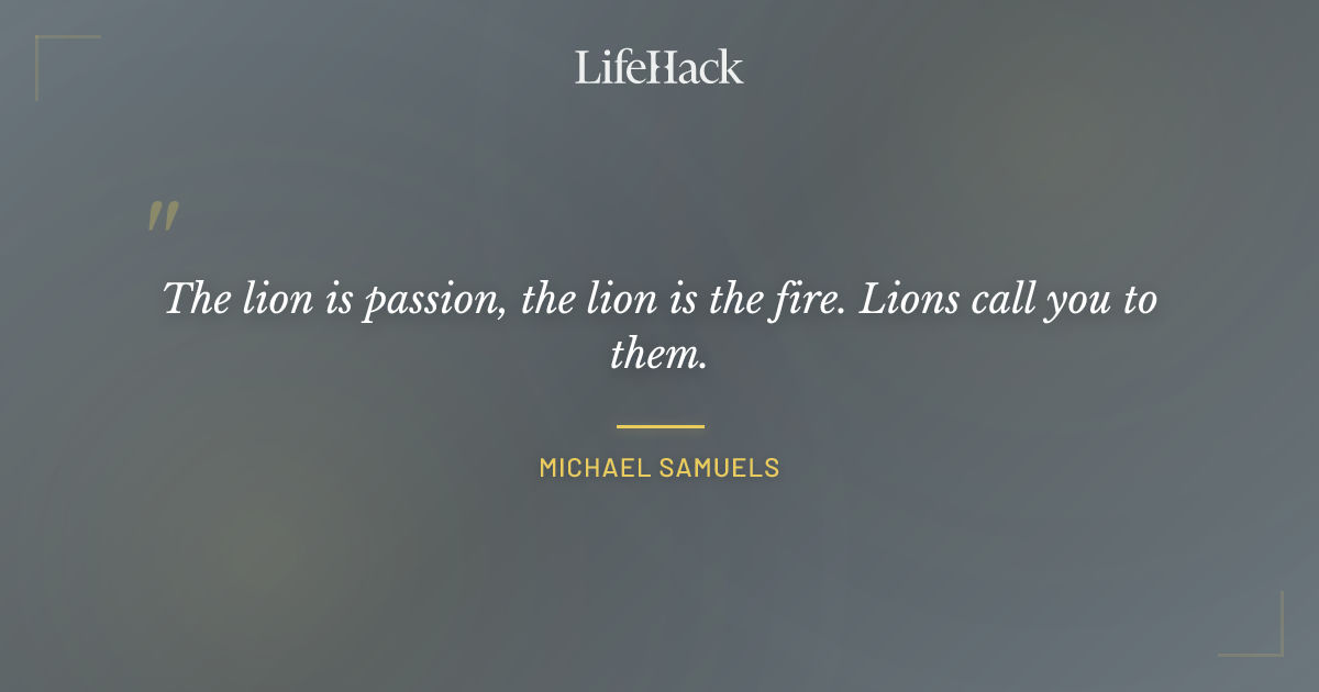 Quote by Michael Samuels
