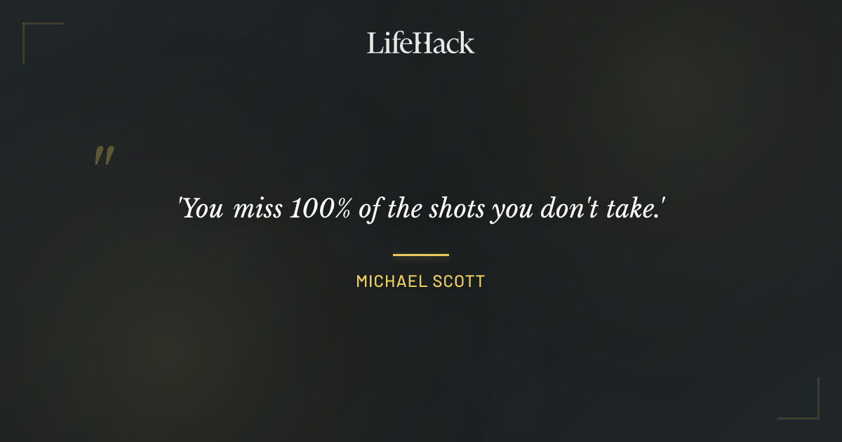 Quote by Michael Scott