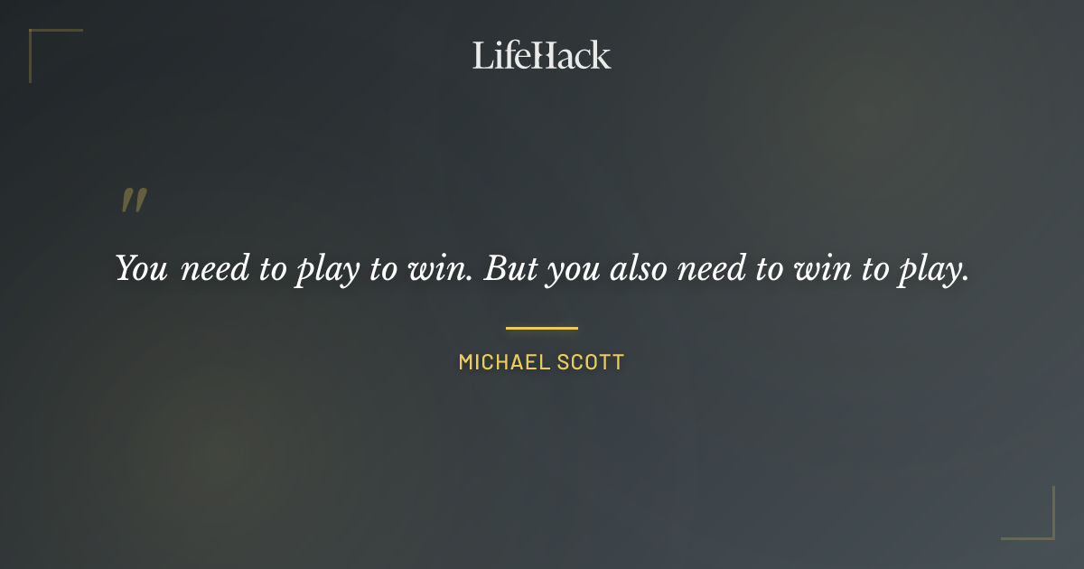 Quote by Michael Scott