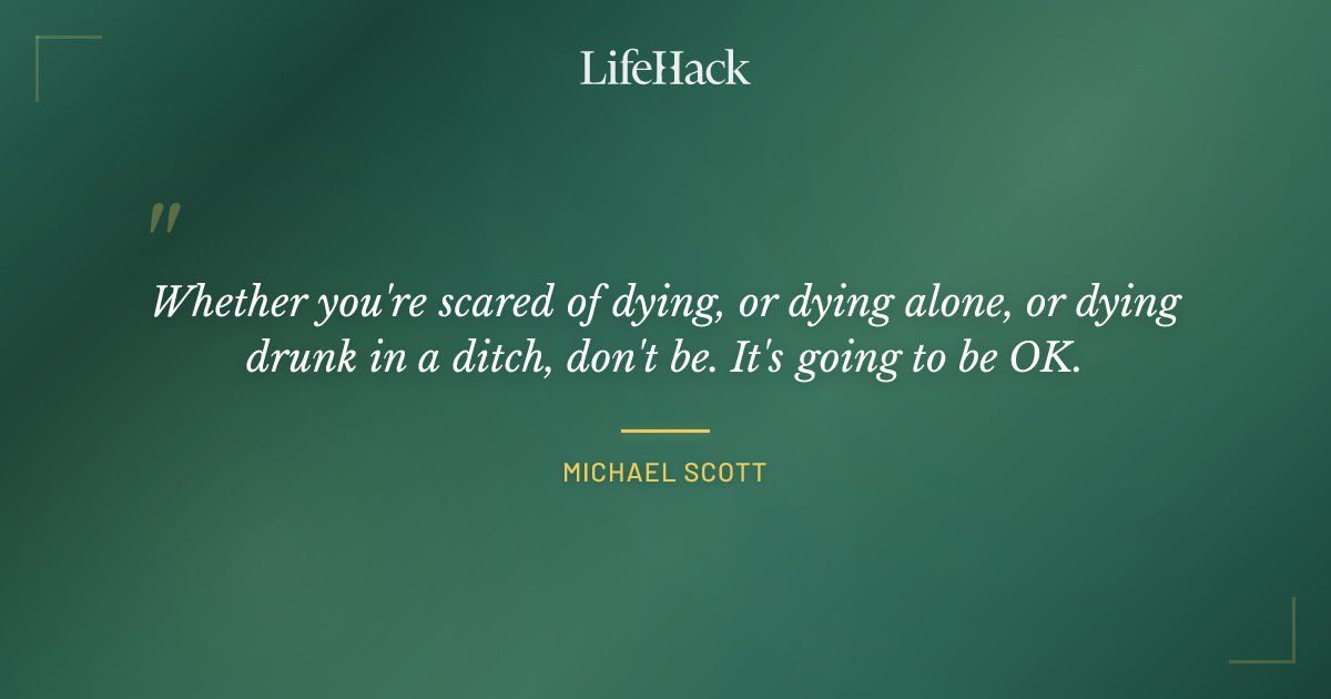 Quote by Michael Scott