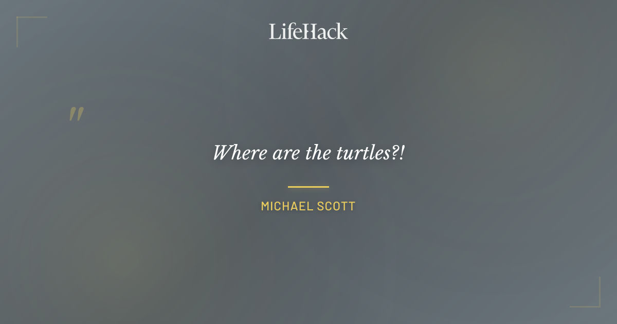 Quote by Michael Scott