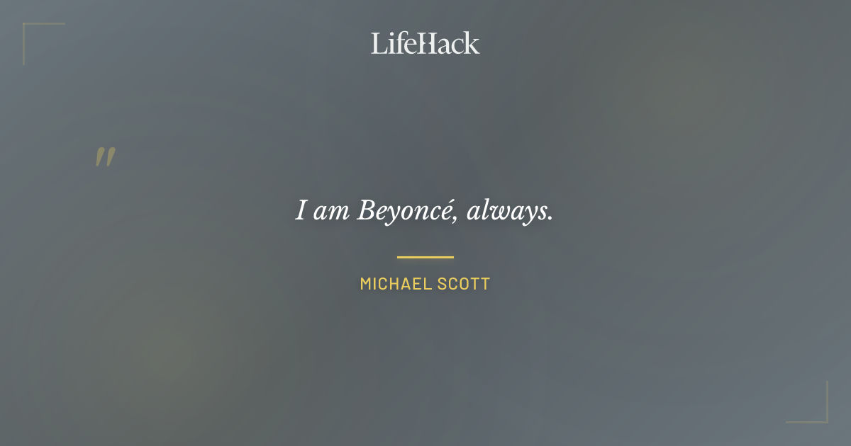 Quote by Michael Scott