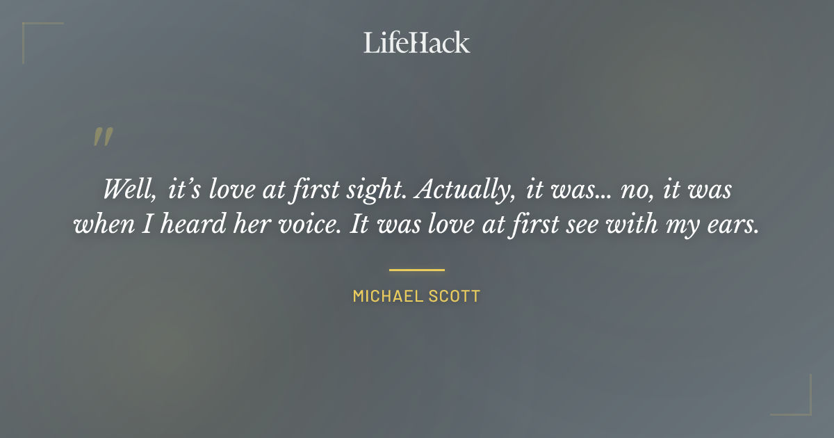 Quote by Michael Scott