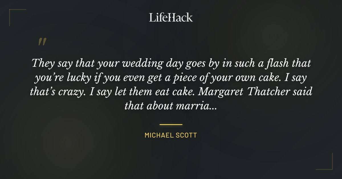 Quote by Michael Scott