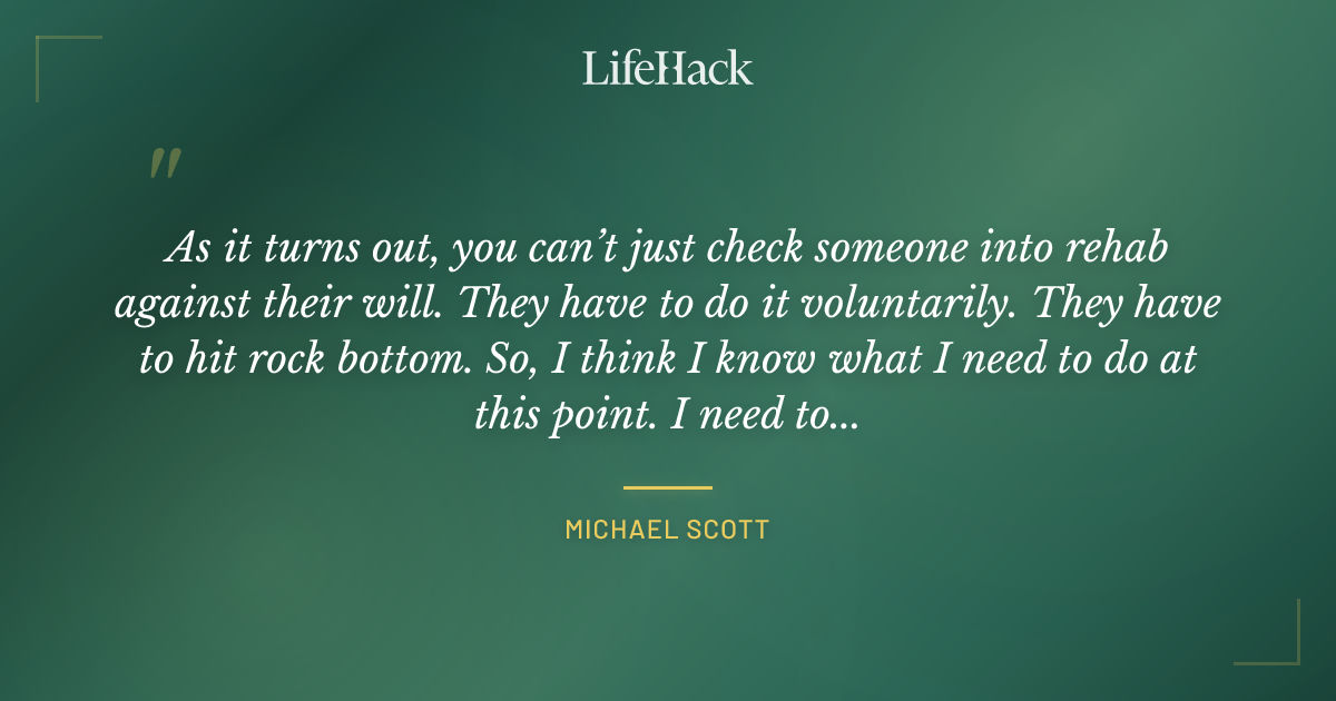 Quote by Michael Scott