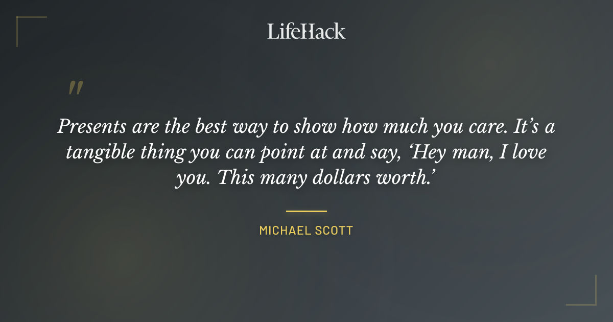 Quote by Michael Scott
